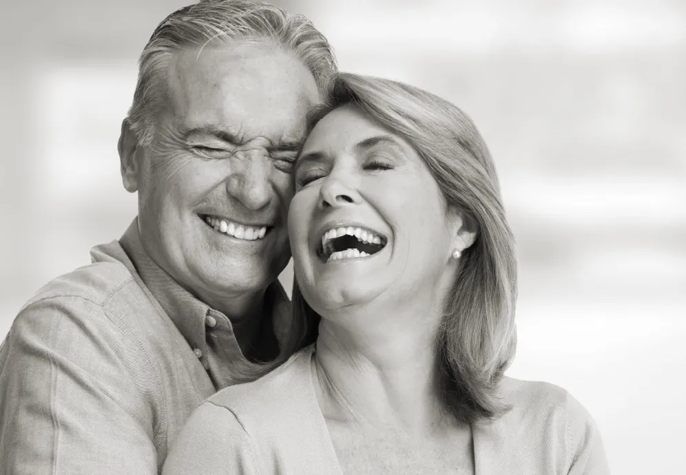 smiling couple