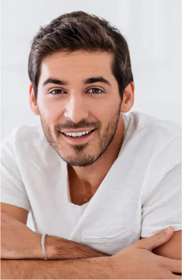 smiling man